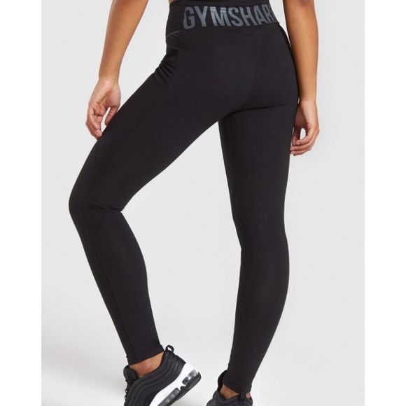 Gymshark- Womens Black Recess Workout Leggings- M - Picture 3 of 6